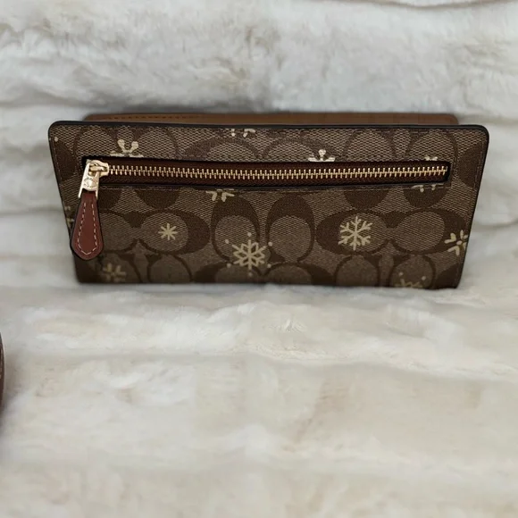 Coach Snowflake File Crossbody Bag & Matching slim wallet SET - Picture 7 of 7